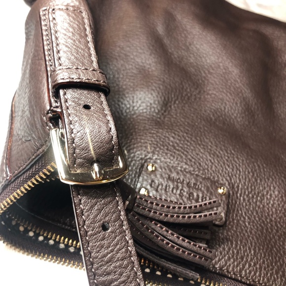 Kate Spade || NWOT || Dark Brown Large Shoulder Bag w/ Dustbag - Picture 5 of 13